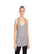 Next Level Lightweight Cotton Poly Jersey Fabric - Heather Grey, Racerback, 30 Singles, 135 Grams, 4.0 Oz (1 Unit)