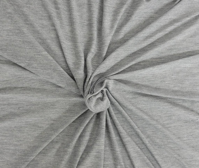 Silk Modal Jersey Heather Gray