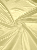 Heavy Shiny Bridal Satin Polyester Fabric - Solid Glossy Finish, 58" Width (1 Yard)