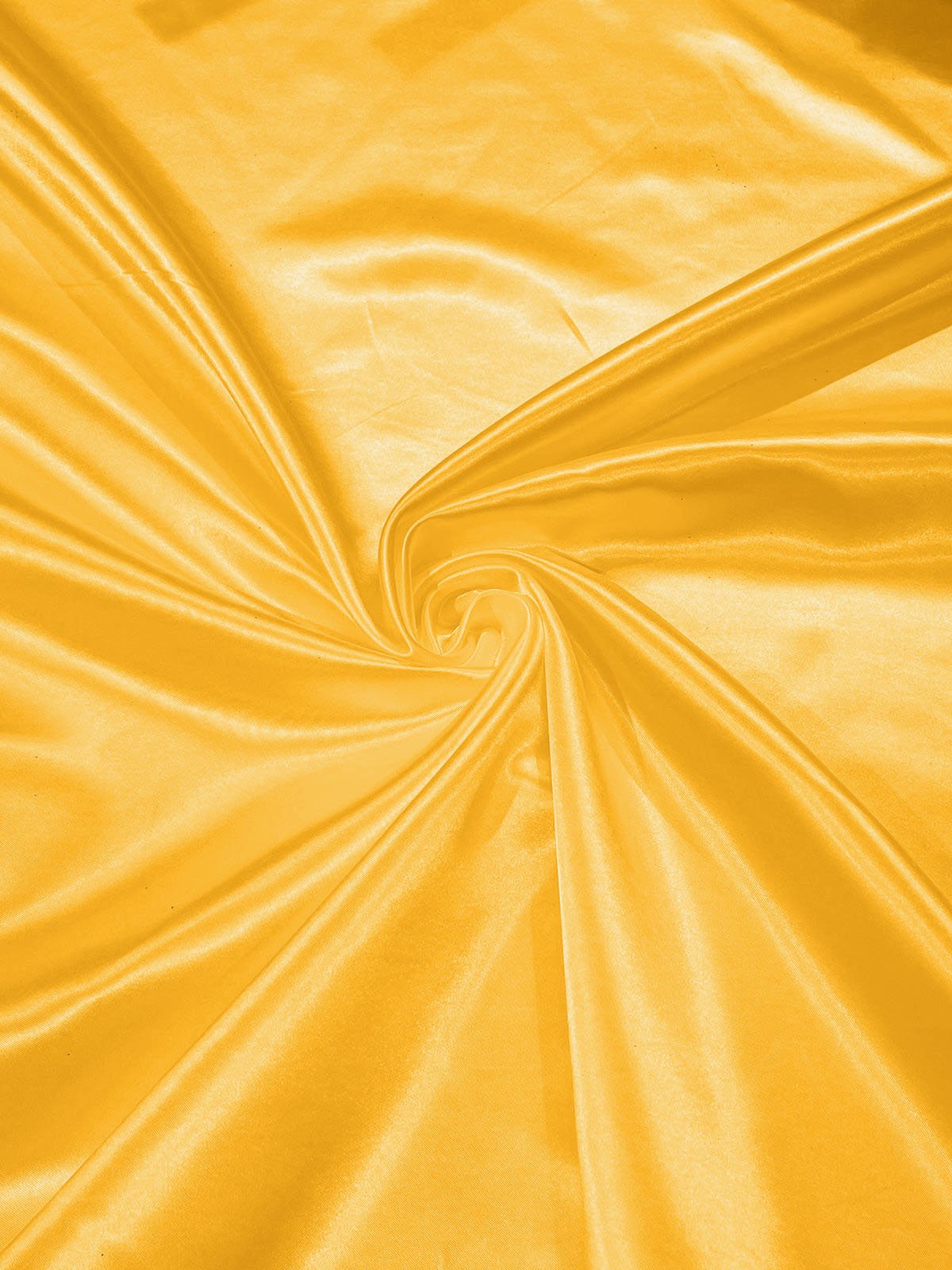 Heavy Shiny Bridal Satin Polyester Fabric - Solid Glossy Finish, 58" Width (1 Yard)
