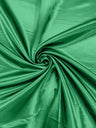 Heavy Shiny Bridal Satin Polyester Fabric - Solid Glossy Finish, 58" Width (1 Yard)
