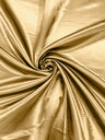 Heavy Shiny Bridal Satin Polyester Fabric - Solid Glossy Finish, 58" Width (1 Yard)