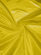 Heavy Shiny Bridal Satin Polyester Fabric - Solid Glossy Finish, 58" Width (1 Yard)