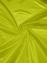 Heavy Shiny Bridal Satin Polyester Fabric - Solid Glossy Finish, 58" Width (1 Yard)
