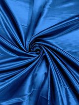 Heavy Shiny Bridal Satin Polyester Fabric - Solid Glossy Finish, 58" Width (1 Yard)
