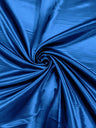 Heavy Shiny Bridal Satin Polyester Fabric - Solid Glossy Finish, 58" Width (1 Yard)