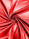 Heavy Shiny Bridal Satin Polyester Fabric - Solid Glossy Finish, 58" Width (1 Yard)