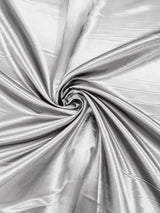 Heavy Shiny Bridal Satin Polyester Fabric - Solid Glossy Finish, 58" Width (1 Yard)