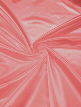 Heavy Shiny Bridal Satin Polyester Fabric - Solid Glossy Finish, 58" Width (1 Yard)