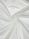 Heavy Shiny Bridal Satin Polyester Fabric - Solid Glossy Finish, 58" Width (1 Yard)