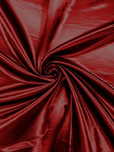 Heavy Shiny Bridal Satin Polyester Fabric - Solid Glossy Finish, 58" Width (1 Yard)