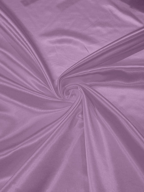 Heavy Shiny Bridal Satin Polyester Fabric - Solid Glossy Finish, 58" Width (1 Yard)