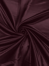 Heavy Shiny Bridal Satin Polyester Fabric - Solid Glossy Finish, 58" Width (1 Yard)