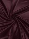 Heavy Shiny Bridal Satin Polyester Fabric - Solid Glossy Finish, 58" Width (1 Yard)