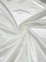 Heavy Shiny Bridal Satin Polyester Fabric - Solid Glossy Finish, 58" Width (1 Yard)