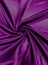 Heavy Shiny Bridal Satin Polyester Fabric - Solid Glossy Finish, 58" Width (1 Yard)