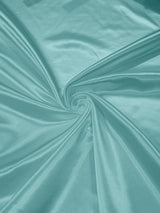 Heavy Shiny Bridal Satin Polyester Fabric - Solid Glossy Finish, 58" Width (1 Yard)