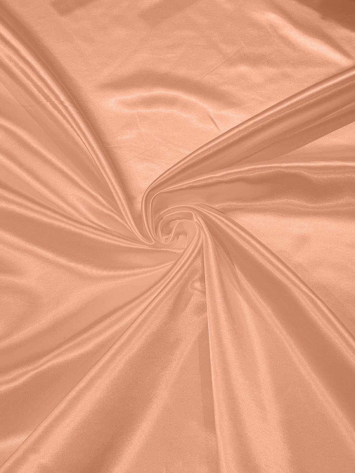 Heavy Shiny Bridal Satin Polyester Fabric - Solid Glossy Finish, 58" Width (1 Yard)