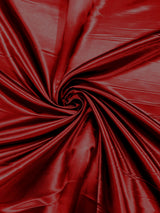 Heavy Shiny Bridal Satin Polyester Fabric - Solid Glossy Finish, 58" Width (1 Yard)