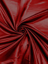 Heavy Shiny Bridal Satin Polyester Fabric - Solid Glossy Finish, 58" Width (1 Yard)