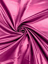 Heavy Shiny Bridal Satin Polyester Fabric - Solid Glossy Finish, 58" Width (1 Yard)