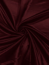 Heavy Shiny Bridal Satin Polyester Fabric - Solid Glossy Finish, 58" Width (1 Yard)