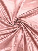 Heavy Shiny Bridal Satin Polyester Fabric - Solid Glossy Finish, 58" Width (1 Yard)