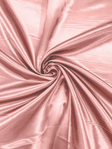 Heavy Shiny Bridal Satin Polyester Fabric - Solid Glossy Finish, 58" Width (1 Yard)