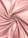 Heavy Shiny Bridal Satin Polyester Fabric - Solid Glossy Finish, 58" Width (1 Yard)