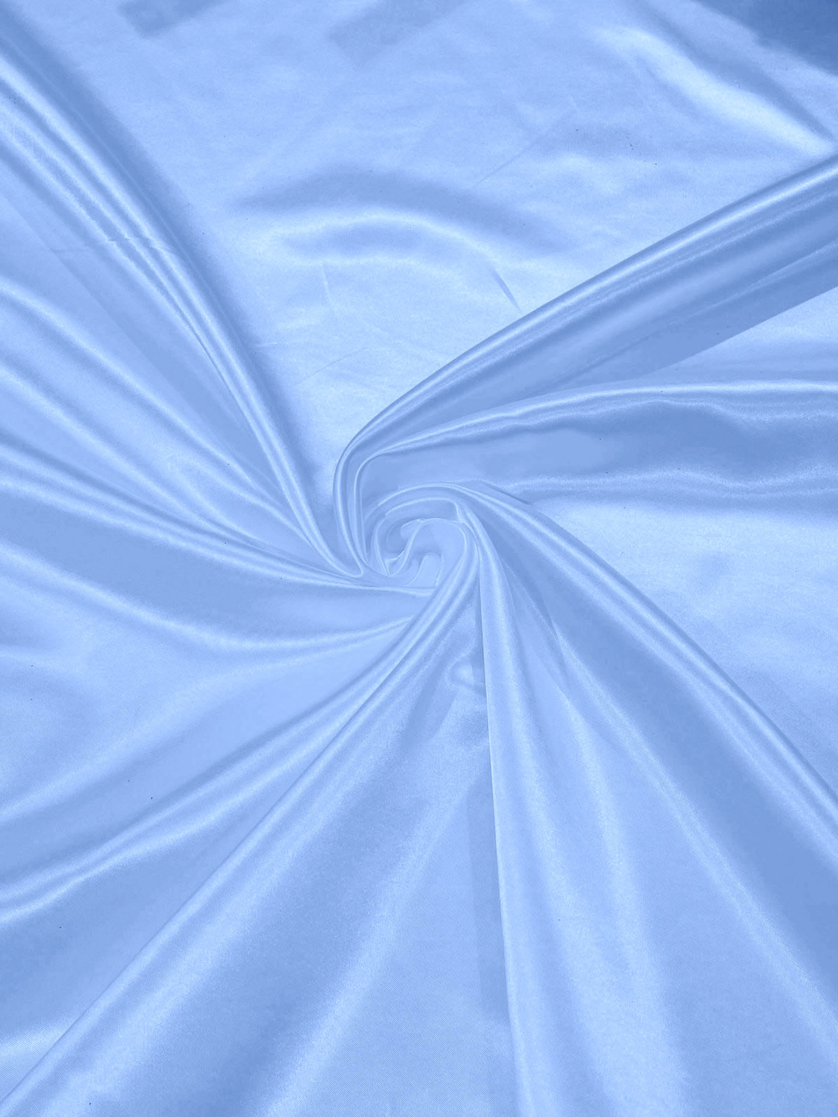 Heavy Shiny Bridal Satin Polyester Fabric - Solid Glossy Finish, 58" Width (1 Yard)