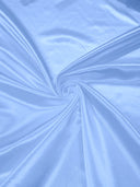Heavy Shiny Bridal Satin Polyester Fabric - Solid Glossy Finish, 58" Width (1 Yard)