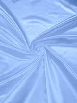 Heavy Shiny Bridal Satin Polyester Fabric - Solid Glossy Finish, 58" Width (1 Yard)