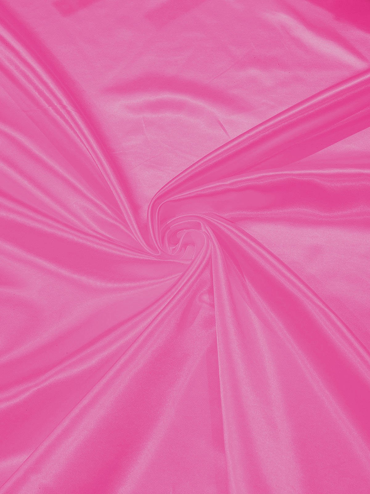 Heavy Shiny Bridal Satin Polyester Fabric - Solid Glossy Finish, 58" Width (1 Yard)