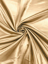 Heavy Shiny Bridal Satin Polyester Fabric - Solid Glossy Finish, 58" Width (1 Yard)