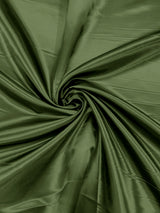Heavy Shiny Bridal Satin Polyester Fabric - Solid Glossy Finish, 58" Width (1 Yard)