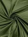 Heavy Shiny Bridal Satin Polyester Fabric - Solid Glossy Finish, 58" Width (1 Yard)