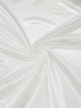Heavy Shiny Bridal Satin Polyester Fabric - Solid Glossy Finish, 58" Width (1 Yard)