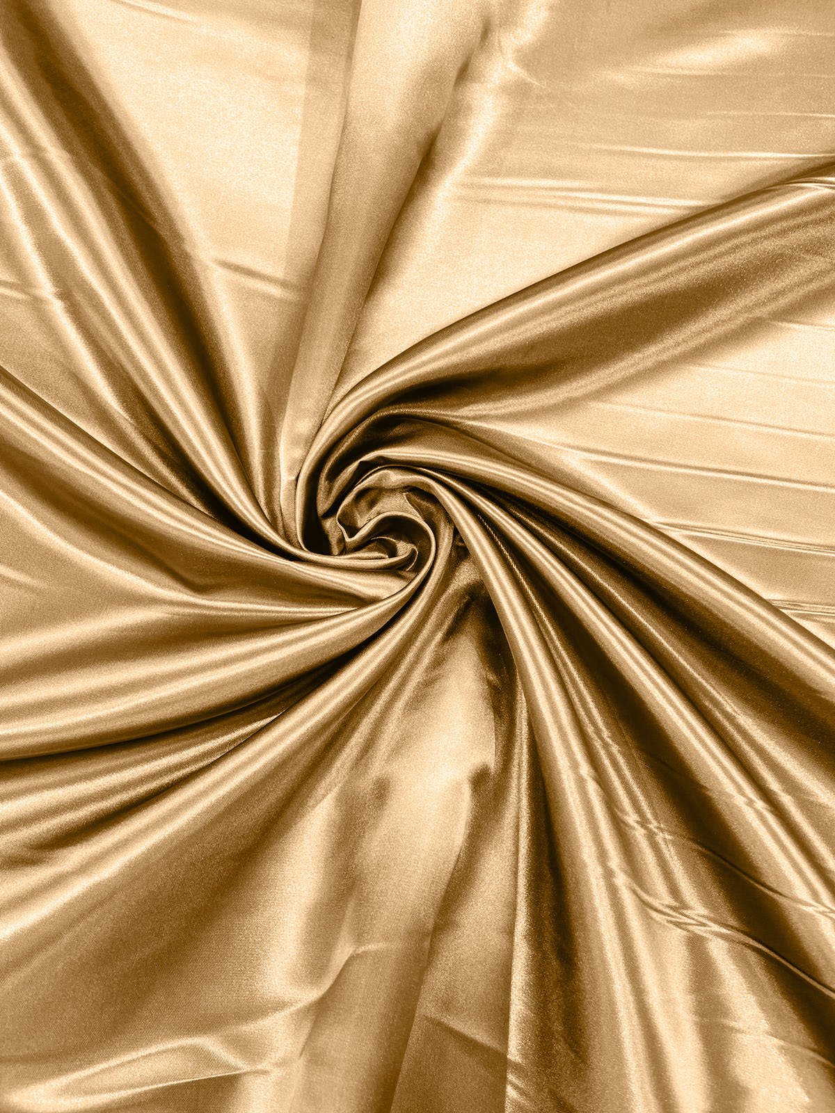 Heavy Shiny Bridal Satin Polyester Fabric - Solid Glossy Finish, 58" Width (1 Yard)