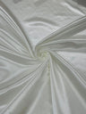 Heavy Shiny Bridal Satin Polyester Fabric - Solid Glossy Finish, 58" Width (1 Yard)