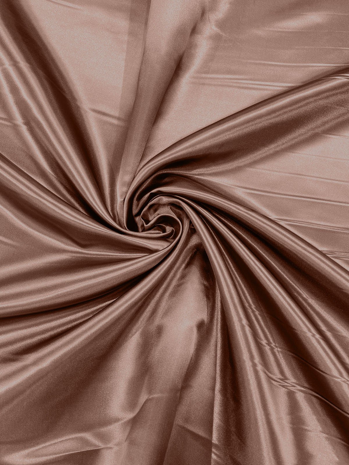Heavy Shiny Bridal Satin Polyester Fabric - Solid Glossy Finish, 58" Width (1 Yard)