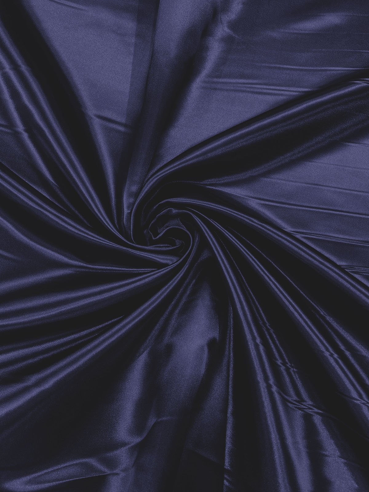 Heavy Shiny Bridal Satin Polyester Fabric - Solid Glossy Finish, 58" Width (1 Yard)