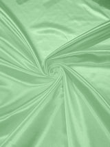Heavy Shiny Bridal Satin Polyester Fabric - Solid Glossy Finish, 58" Width (1 Yard)