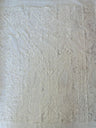 Heavy Damask Beaded Lace Polyester Fabric - Beaded Damask Floral Lace, 50-54" Width (1 Yard)