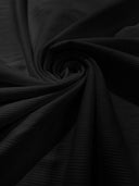 Heavy Rib Stretches Knit Rayon Spandex Fabric - Ribbed Stretch Knit, 54" Width (1 Yard)