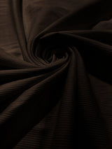 Heavy Rib Stretches Knit Rayon Spandex Fabric - Ribbed Stretch Knit, 54" Width (1 Yard)