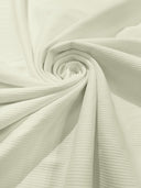 Heavy Rib Stretches Knit Rayon Spandex Fabric - Ribbed Stretch Knit, 54" Width (1 Yard)
