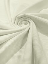 Heavy Rib Stretches Knit Rayon Spandex Fabric - Ribbed Stretch Knit, 54" Width (1 Yard)