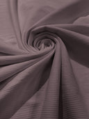 Heavy Rib Stretches Knit Rayon Spandex Fabric - Ribbed Stretch Knit, 54" Width (1 Yard)