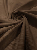 Heavy Rib Stretches Knit Rayon Spandex Fabric - Ribbed Stretch Knit, 54" Width (1 Yard)