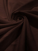 Heavy Rib Stretches Knit Rayon Spandex Fabric - Ribbed Stretch Knit, 54" Width (1 Yard)